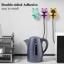 8pcs Wall Mounted Adhesive Plug Hooks