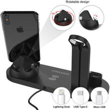 3-in-1 Wireless Charging Dock for Apple Watch and Airpods