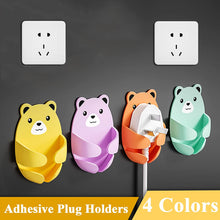 8pcs Wall Mounted Adhesive Plug Hooks