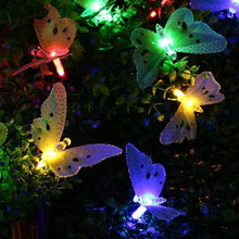 Solar Powered Butterfly Fiber Optic Fairy String Light