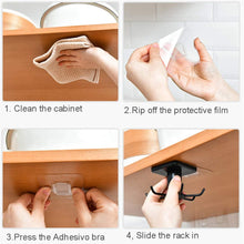 2 Pieces Kitchen Utensil Hook with 6 Hooks