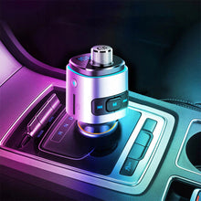 QC3.0 Car Bluetooth MP3 and FM Transmitter Hands-free Voltage Detection with Digital Display
