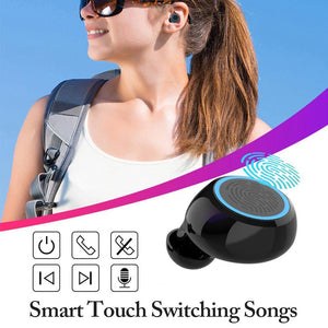 M11 TWS Bluetooth 5.0 In-ear earphone Noise reduction HiFi IPX7 Waterproof Headset - Groupy Buy