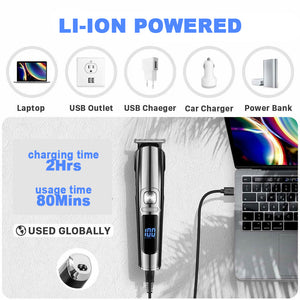 USB Rechargeable Hair Trimming Kit