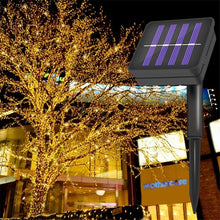 Solar-Powered LED Fairy Lights