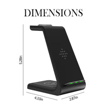 10W 3-In-1 Fast Charge Wireless Charger Dock For iPhone 11 Pro SE2, Apple Watch, AirPods Pro