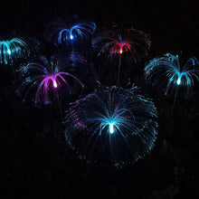 Solar Garden Fiber Optic Lights