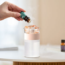 USB Salt Stone Mini Air Humidifier Aromatherapy Diffuser
