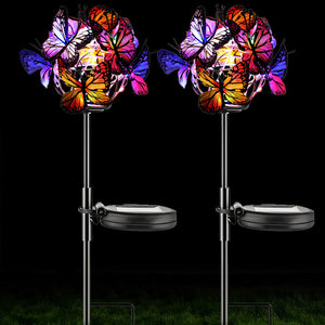 Solar Powered Butterfly Stake Lights