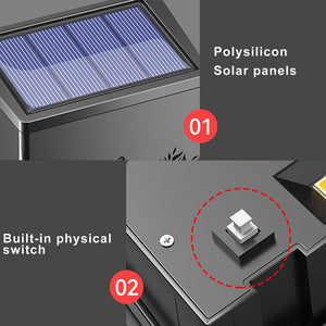 Decorative Solar Fence Wall Light