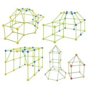 DIY 3D Kids Construction Fort Building Kit
