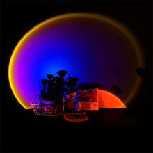 LED Sunlight and Rainbow Night Light Projector Lamp