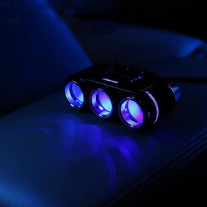5-in-1 Cigarette Lighter Adapter USB Charger