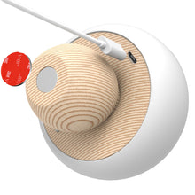 USB Rechargeable Wood Mushroom Night Light