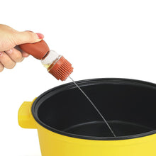 Portable Oil Sauce Bottle with Silicone Brush