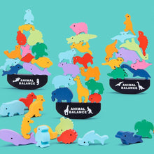 Wooden Animals Balance Stacking Toys