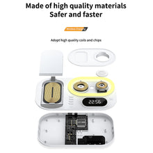 Wireless Fast Charger with Time Display Dock Station