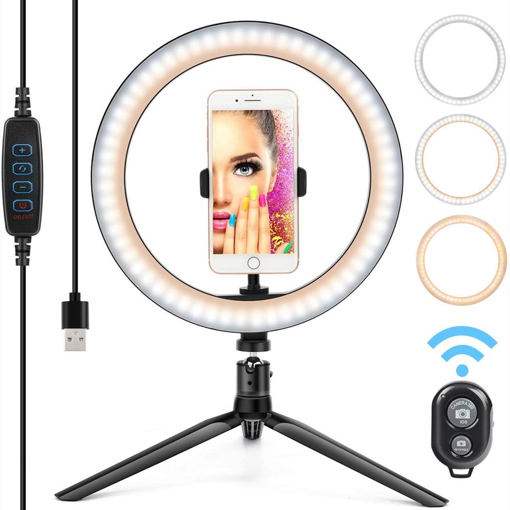 10inch LED Desktop Selfie Ring Light
