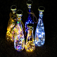 5pcs Xmas Solar Diamond Cork Light