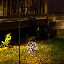 Hanging Solar Lantern Garden Metal Lamp