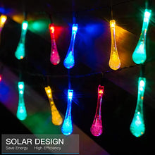 Solar Powered Outdoor Fairy LED Droplight