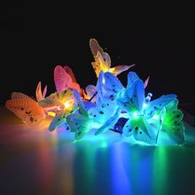 Solar Powered Butterfly Fiber Optic Fairy String Light