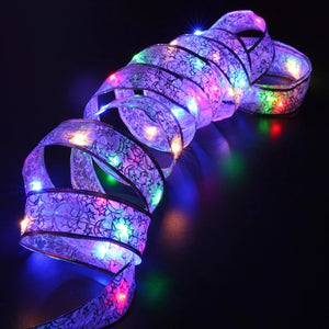 40 LED 4m Copper Wire Ribbon Bows Lights