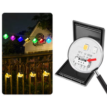 Solar Powered Deck Fence Lamp