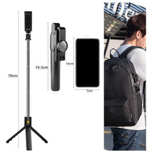 3 in1 Foldable Wireless Bluetooth Mini Tripod Selfie Stick with Remote Control