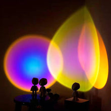 LED Rainbow Projection Desk Lamp