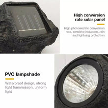 Solar Outdoor Landscaping Rock Lights