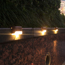 Solar Powered LED Stairway Light
