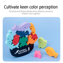 Wooden Animals Balance Stacking Toys