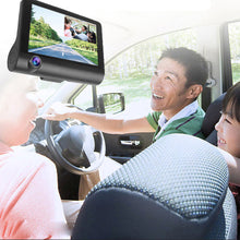 Three Lens Video Registrator Dash Driving Recorder