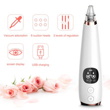 6 Nozzle Electric Acne Pimple Blackhead Remover Pore Deep Cleaner