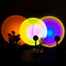 LED Sunlight and Rainbow Night Light Projector Lamp