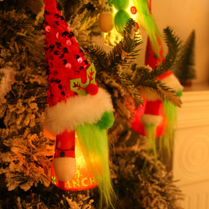 Christmas Faceless Doll Glowing Pendants