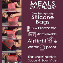 Big Price Drop!Clearance!! Silicone Sealed Bag Food Storage Bag 500ML