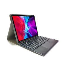 Protective Detachable Keyboard Magic Touchpad Case for Apple iPad with Apple Pencil Slot