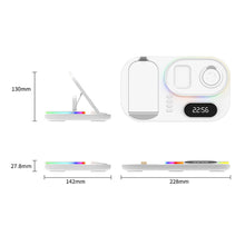 Wireless Fast Charger with Time Display Dock Station