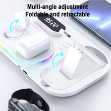 Wireless Fast Charger with Time Display Dock Station
