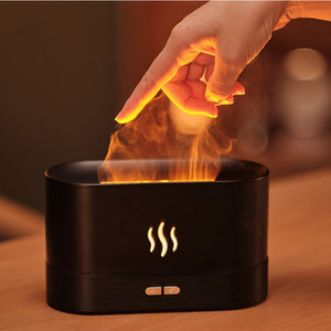 3D Simulation Flame Aroma Diffuser
