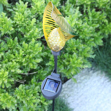 Outdoor Art Metal Leaf Design Solar Light