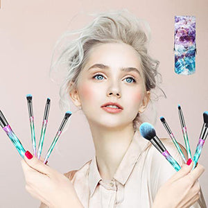 Crystal Handle Makeup Brush Set