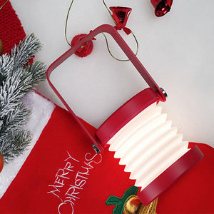 LED Retractable Folding Lamp Portable Wooden Night Light