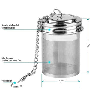 Fine Mesh Single Serving Tea Brewer Infuser