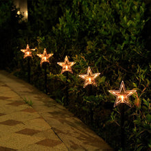 Pack of 5 Solar Powered Outdoor Decorative Stake Lights