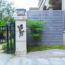 Metal Gecko Outdoor Wall Decor
