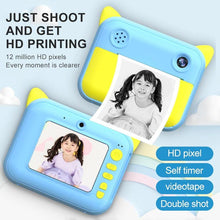 1080P 2.4 inch rechargeable Kids Printing Camera