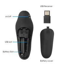 2.4G Wireless Red Laser Presenter Pointer Pen Battery Operated Remote Pointer